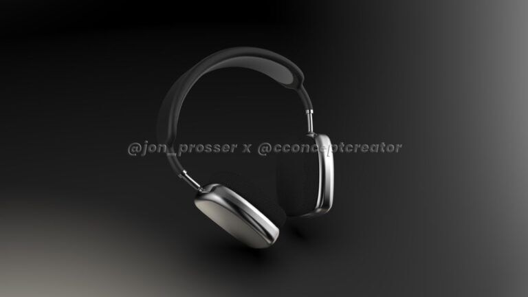 Apple AirPods Studio render