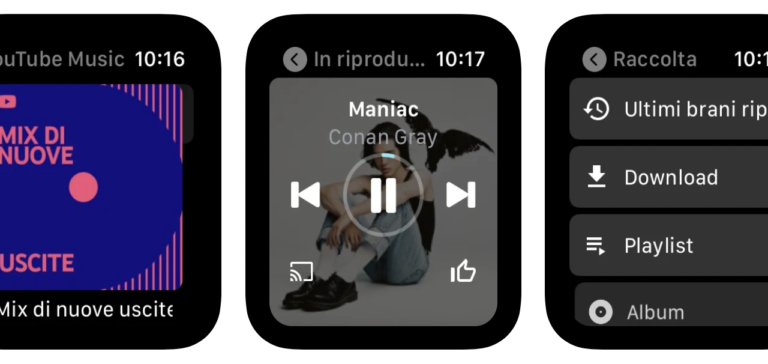 YouTube Music Apple Watch
