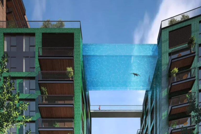 piscina sospesa londra