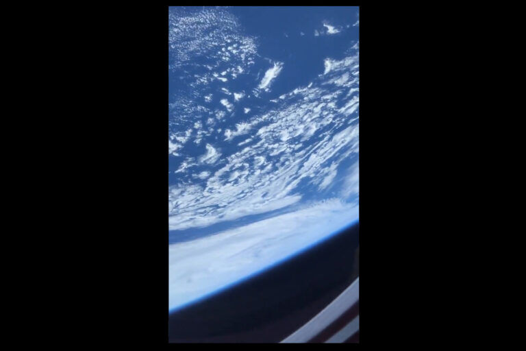 SpaceX, vista della Terra