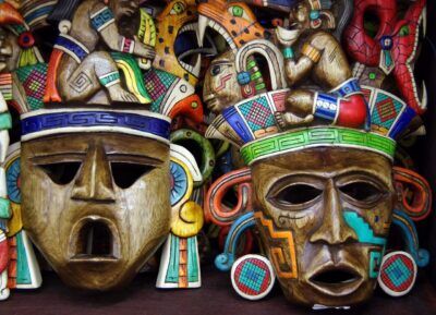 maya, mistero, scoperta, maschera