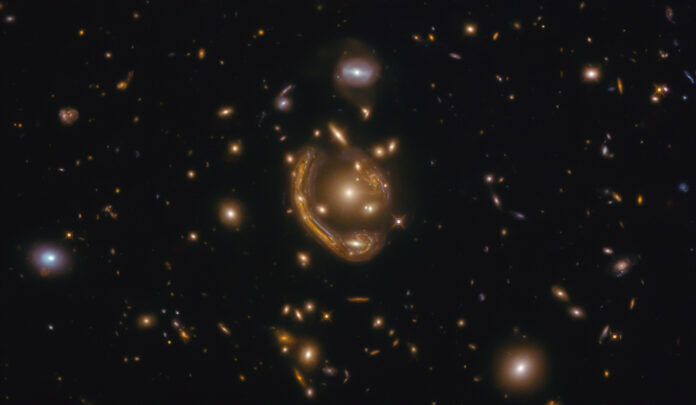 anello di einstein, hubble, spazio, galassie