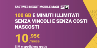 Fastweb NeXXt Mobile Maxi