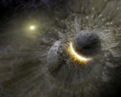 luna nucleo pianeta