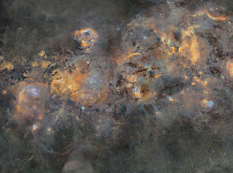 via lattea, mosaico, astrofotografia