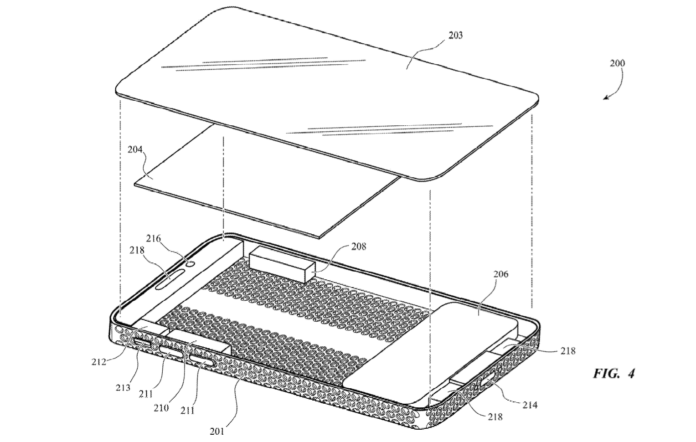 Apple brevetto iPhone a grattugia