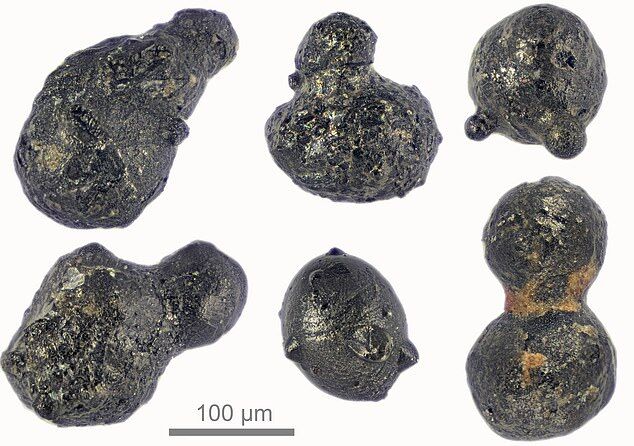 meteorite impatto particelle