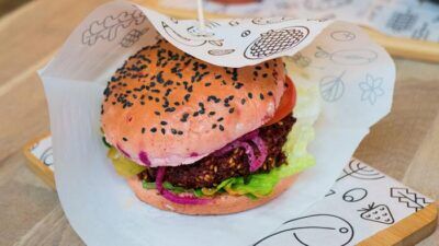 hamburger vegetale microalghe
