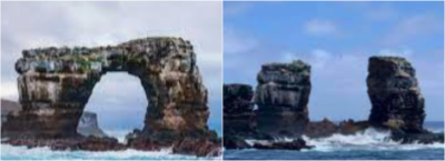 arco di Darwin, Darwin's arch, crollo, erosione