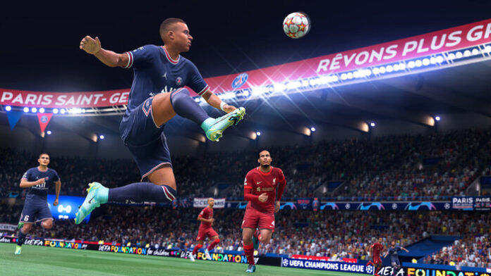 FIFA 22 HyperMotion console