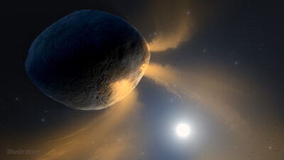coda simile a una cometa