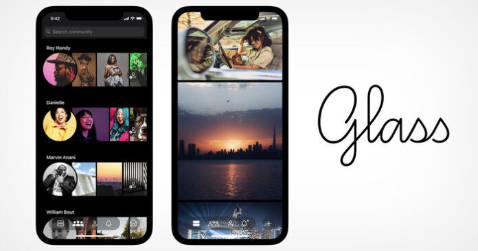 Glass app foto