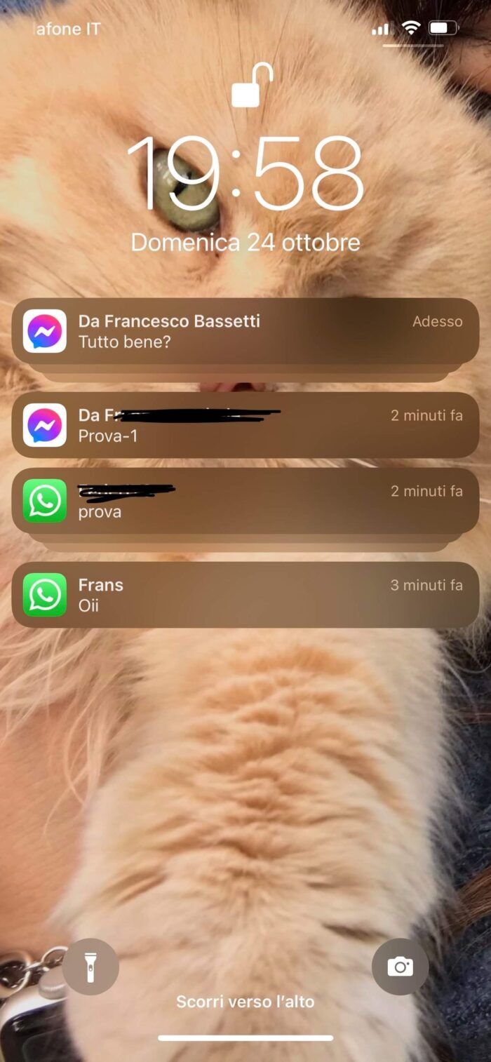 iOS 15 raggruppamento notifiche