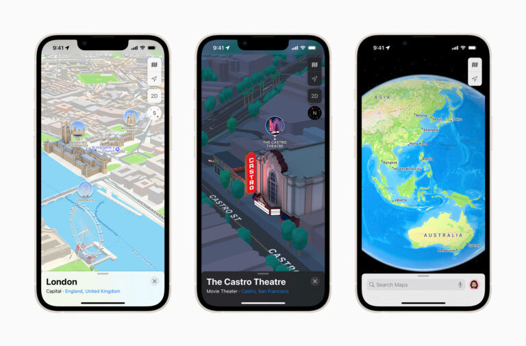 Apple Mappe navigazione 3D