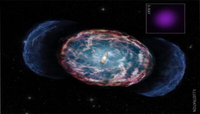 kilonova prodotta dalla fusione di due stelle di neutroni