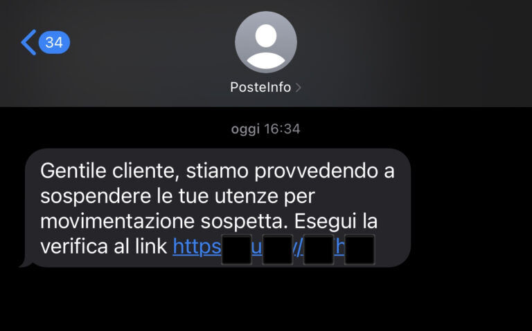 Truffe online Poste Italiane