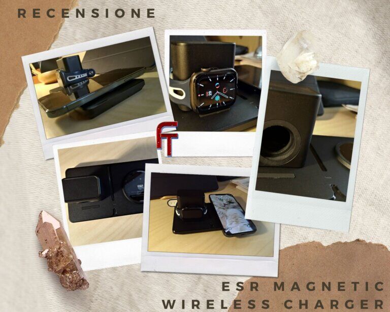 ESR Magnetic Wireless Charger, il caricabatterie 2-in-1 dal design modulare