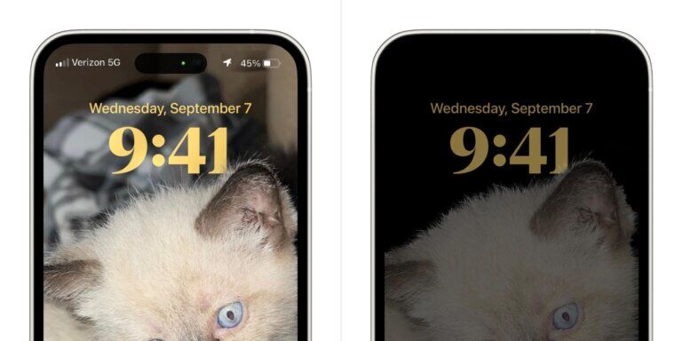 iPhone 14 Pro display always on