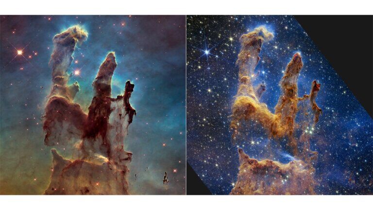 Il James Webb ci mostra i Pilastri della Creazione come mai visti prima