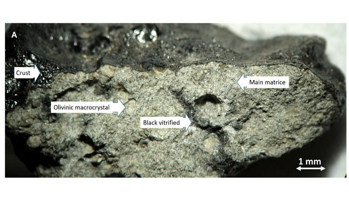 Composti organici nel meteorite proveniente da Marte