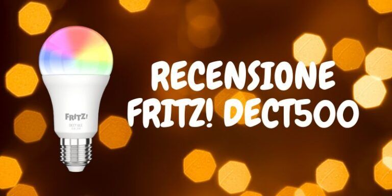 Recensione AVM FRITZ!Dect 500: lampadina LED RGB smart di qualità