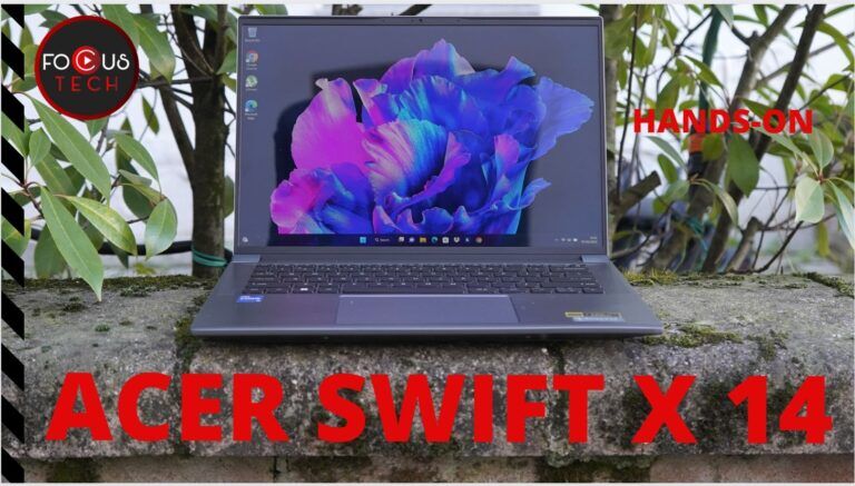 Acer Swift X 14: hands-on del notebook con display OLED