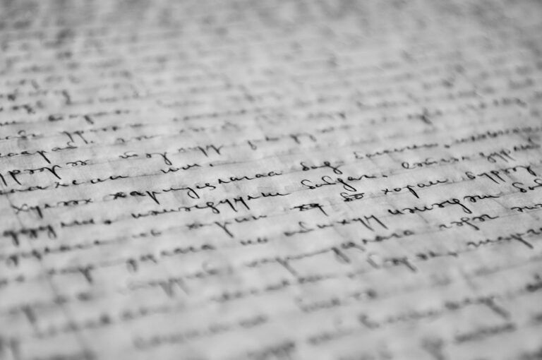 strumento imaging donna manoscritto