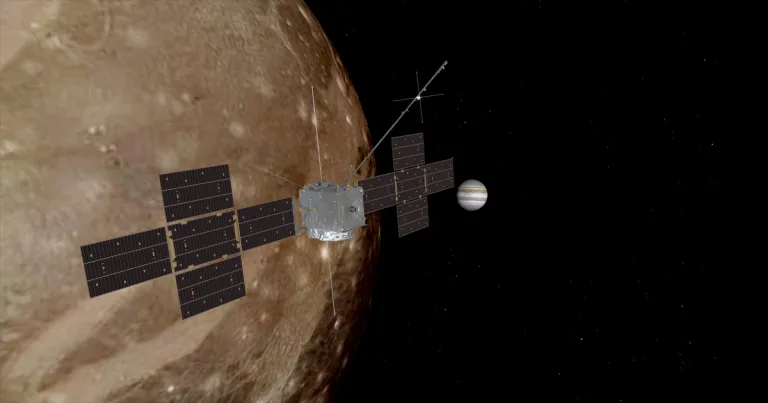 Lanciata con successo la missione Juice per l'esplorazione della luna di Giove Ganimede