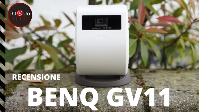 Recensione BenQ GV11, proiettore portatile con Android TV