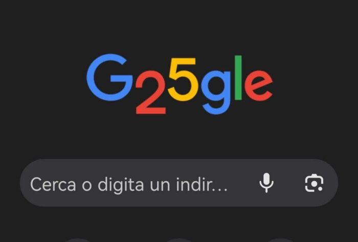 Google festeggia il su 25° anniversario con un doodle speciale