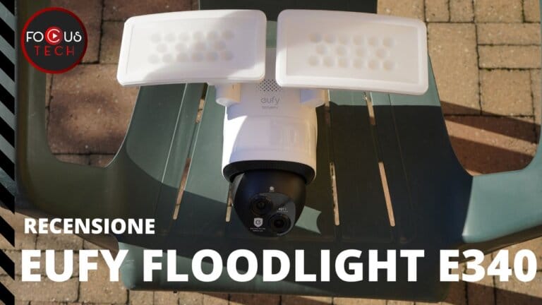 Recensione Eufy Floodlight E340: telecamera wired con doppio sensore