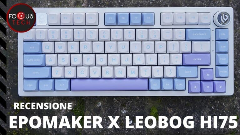 Recensione Epomaker x LEOBOG Hi75: elegante tastiera con scocca in alluminio