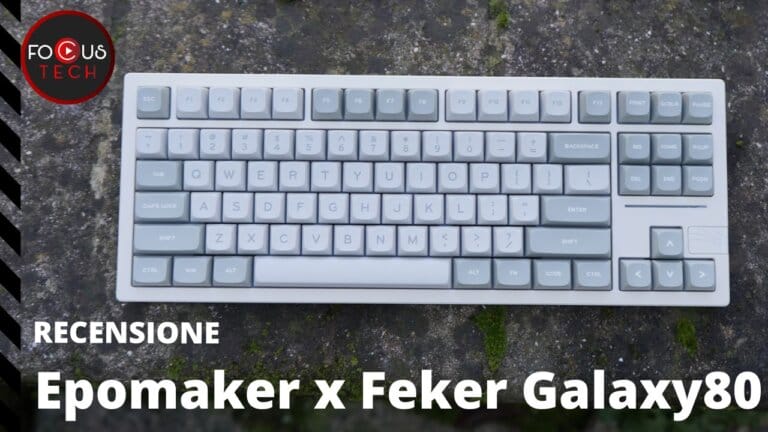 Recensione Epomaker x Feker Galaxy80 – tastiera classica e compatta con chassis in alluminio