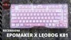 Recensione Epomaker x LEOBOG K81: una tastiera meccanica dal design molto particolare