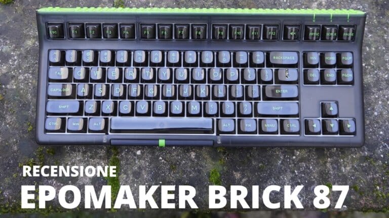 Recensione Epomaker Brick 87 – un elogio ai mattoncini colorati