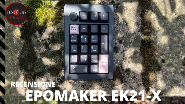 Recensione Epomaker EK21-X: un versatile tastierino numerico in alluminio