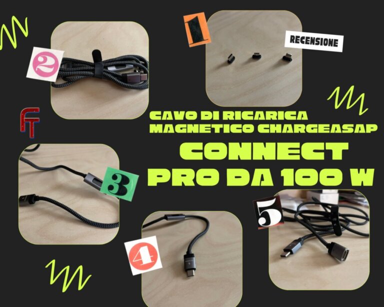Recensione Cavo di Ricarica Magnetico Chargeasap Connect Pro da 100 W: Un Cavo per Governarli Tutti