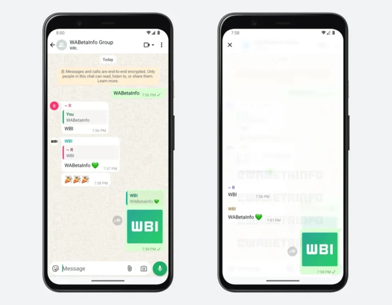 WhatsApp threads