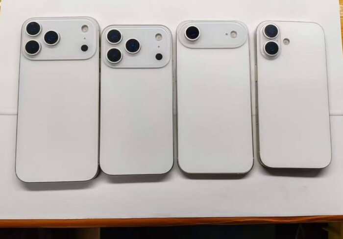 iPhone 17 dummy bianchi