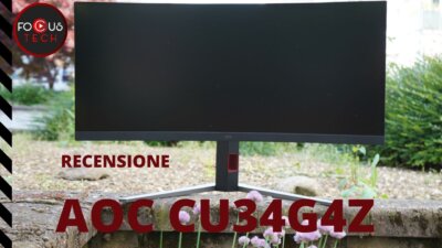 Recensione AOC CU34G4Z: monitor da gaming di qualità da 34" a 240Hz e risoluzione WQHD