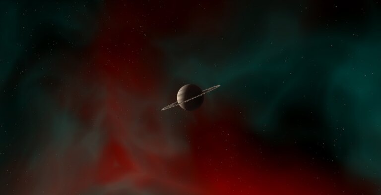 Titano luna Saturno fiumi metano