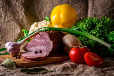 carne proteine verdure