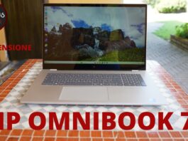 HP OmniBook 7: recensione del notebook AI con display touchscreen da 17 pollici