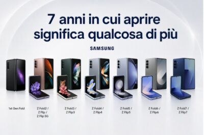 Samsung guida l'evoluzione dei pieghevoli con Galaxy Fold