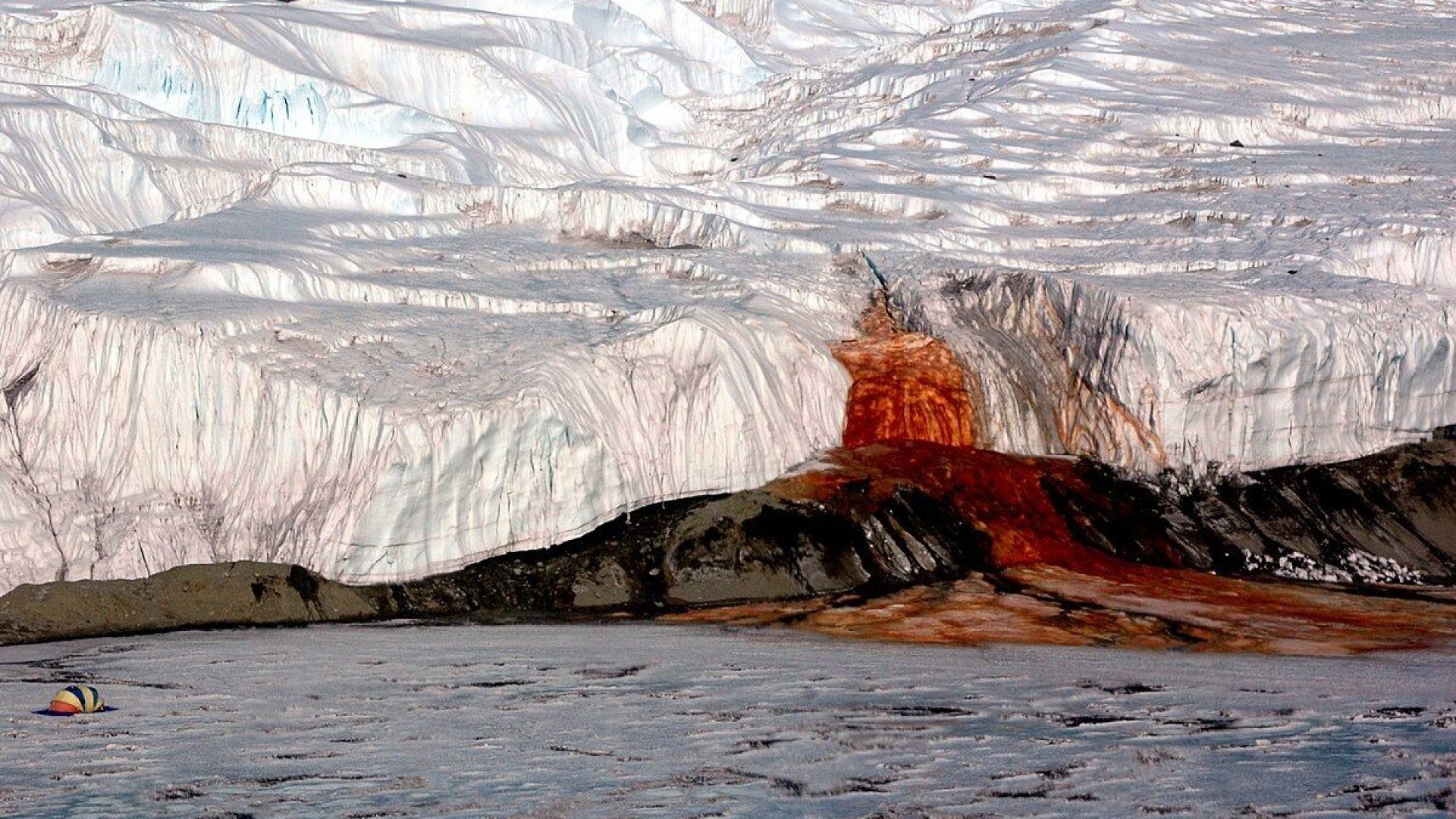 blood falls cascata Antartide