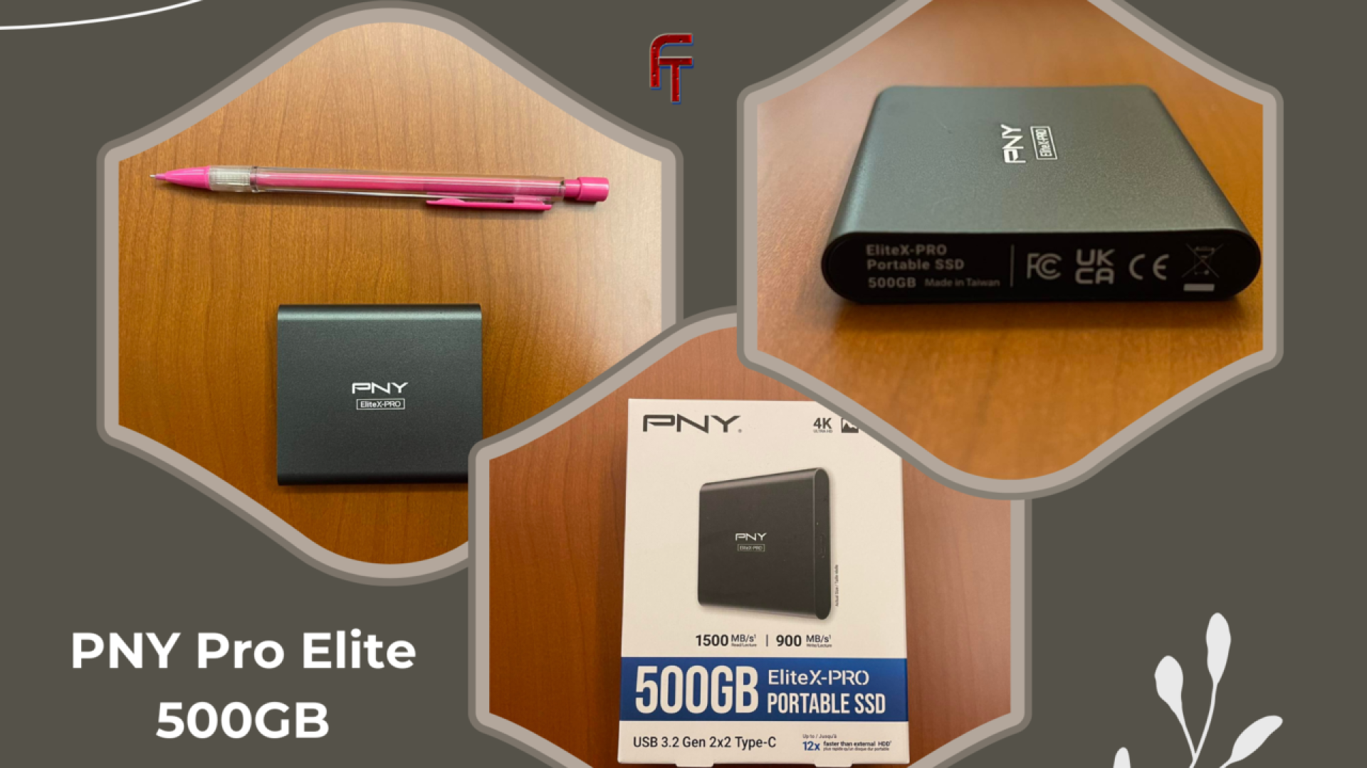 PNY Pro Elite 500GB Portable SSD